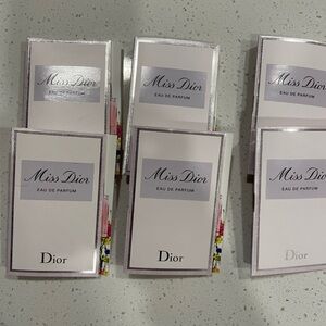 Miss Dior samples, count of six items